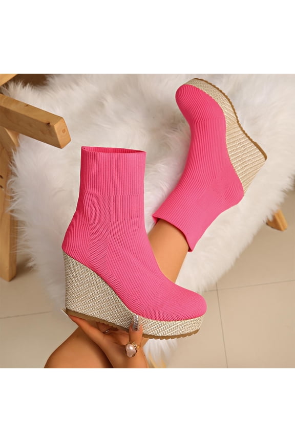 Women's Snow Boots Warm Winter Fashion Boots Thermal Fleece Lined Soft Sole Warm Boots with Side Zipper Cold Weather Daily Outfit Party Club Footwear