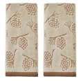 thumbnail image 1 of SKL HOME PINECONE JACQUARD 2 PC HAND TOWEL, 1 of 1