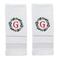 thumbnail image 1 of SKL HOME WREATH MONOGRAM G 2 PIECE HAND TOWEL SET, 1 of 4