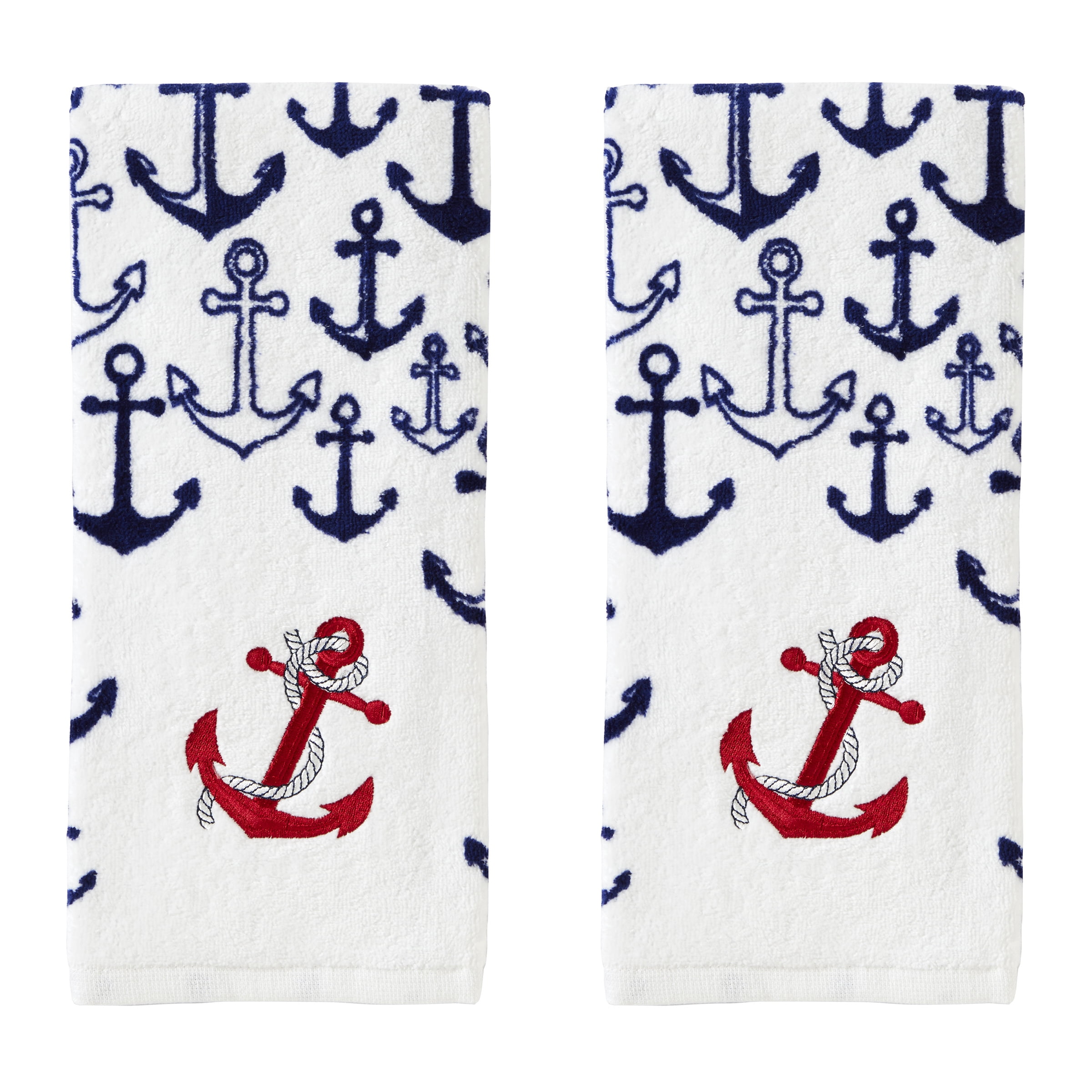 SKL Home Americana Anchor Hand Towel (Set of 2)