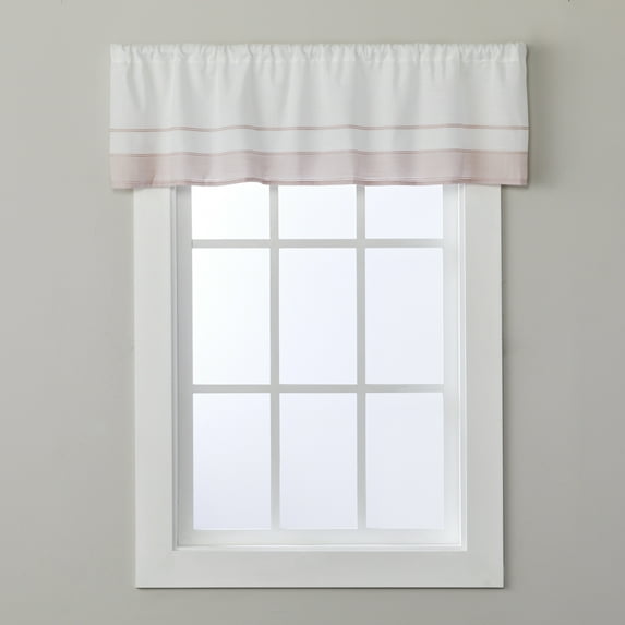 SKL Home Carrick Stripe Valance, Pink, 56x13