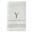 thumbnail image 1 of SKL Home Casual Monogram Bath Towel, "Y", White, 1 of 6