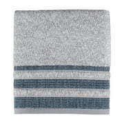 SKL Home Cubes Bath Towel, Navy, 27" x 50"