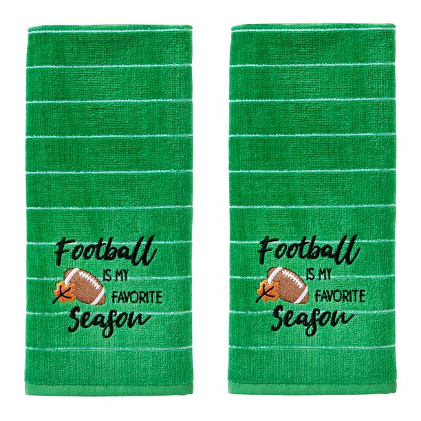 SKL Home Football Season 2 Piece Hand Towel Set
