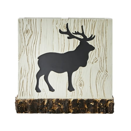 SKL Home Grand Teton Resin Toothbrush Holder, Brown/Beige