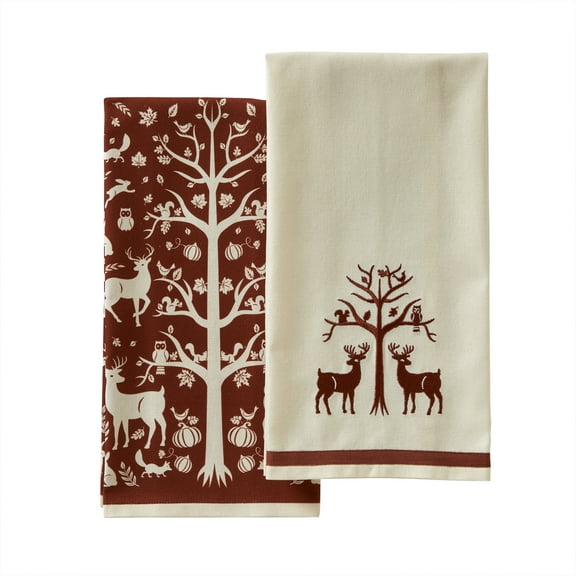 SKL Home Harvest Otomi 2 Piece Dish Towel Set