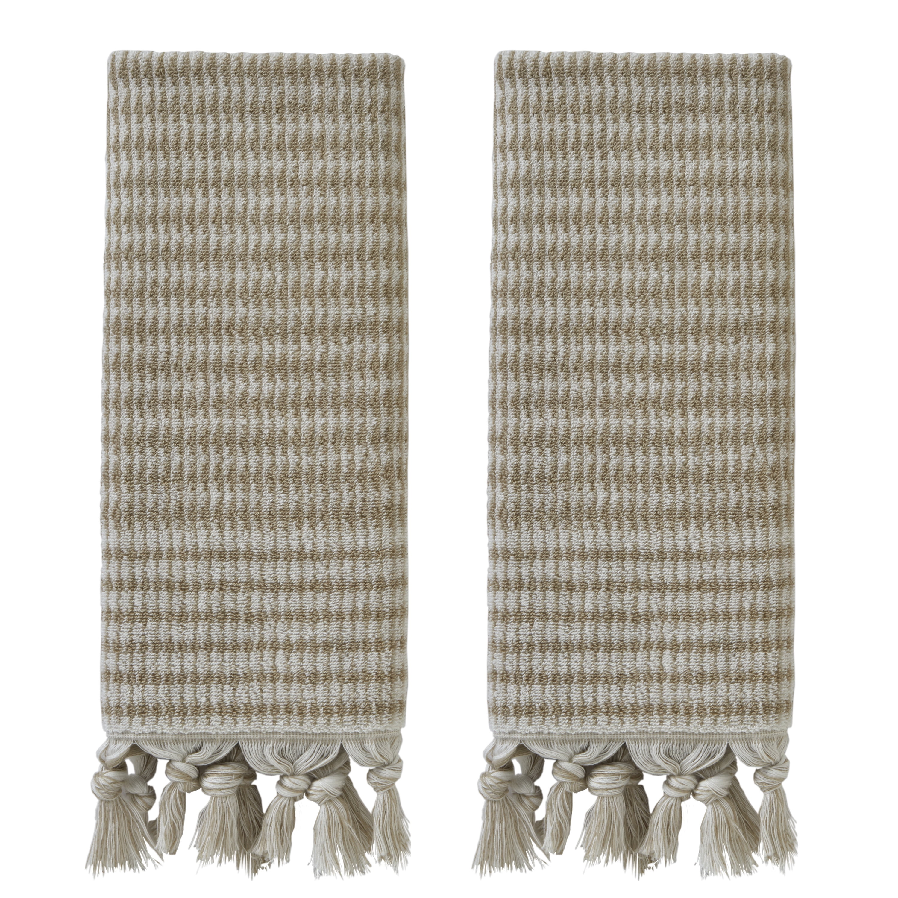SKL Home Longborough Hand Towel (2-Pack), Tan