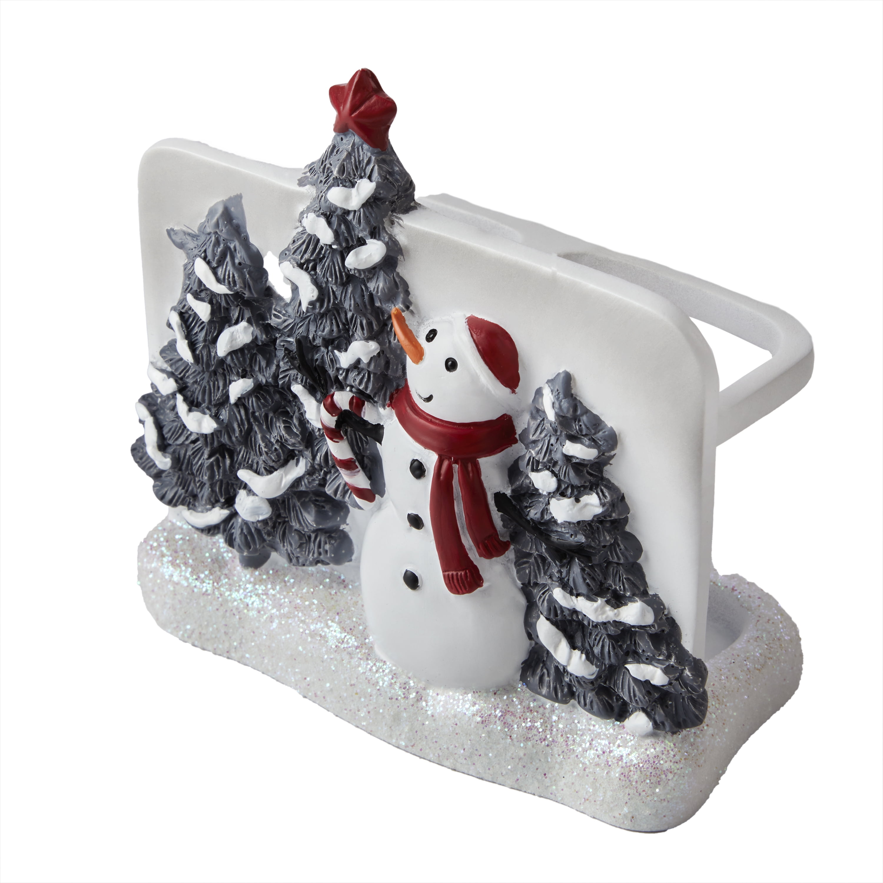 Whistler Snowman Gray Resin Toothbrush Holder