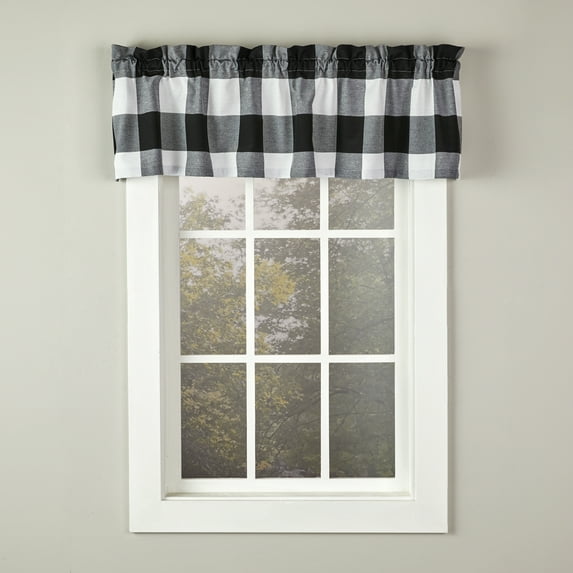 SKL Home Rod Pocket Light Filtering Valance, 58 in x 13 in