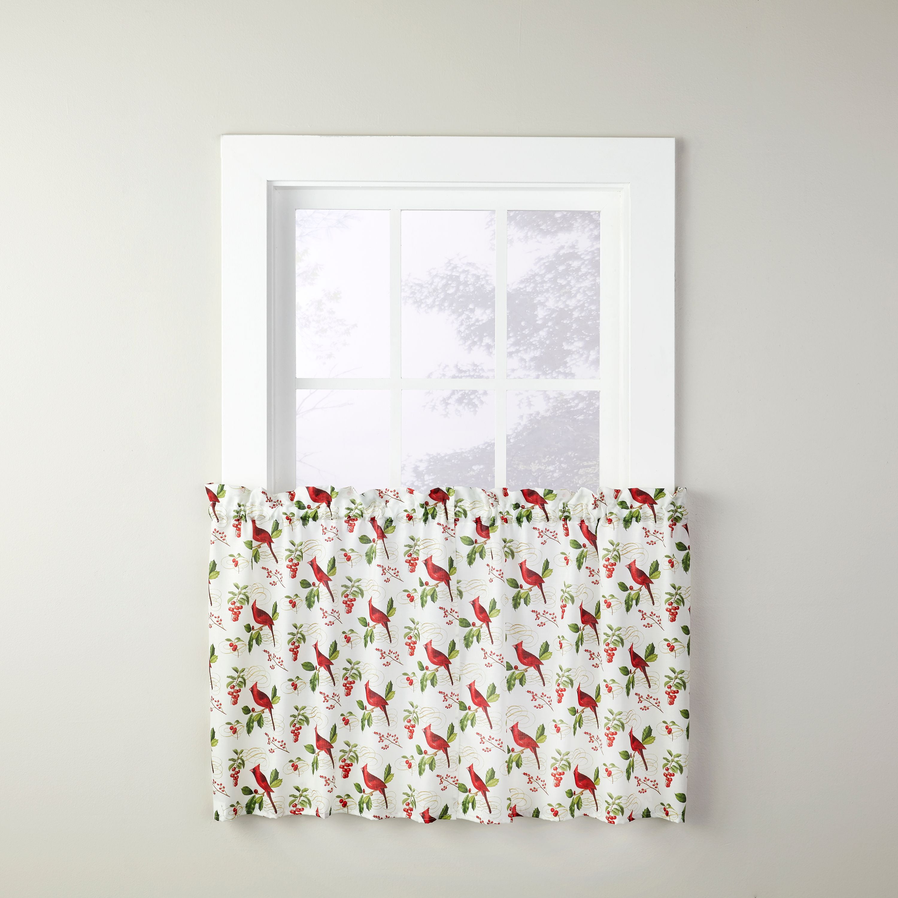 SKL Home Cardinals & Berries 24 inch Tier Pair, Multi