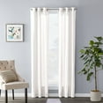 thumbnail image 1 of SUNSAFE by SKL Home Raine Light Filtering Window Curtain Panel with UPF Protection, 1 of 3