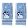 thumbnail image 1 of SKL Home Snowman Friends 2 PC Hand Towel Set, 1 of 6