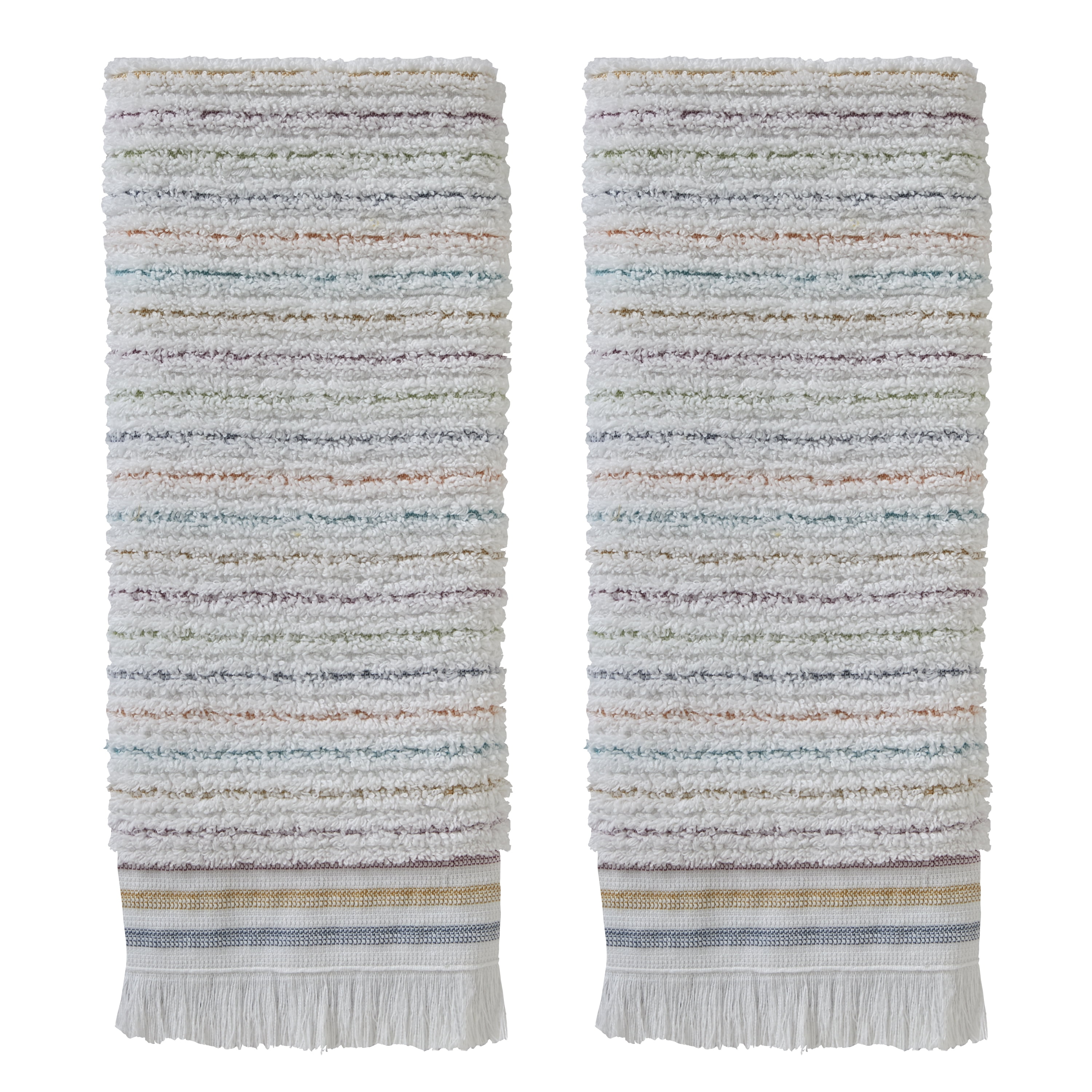SKL Home Subtle Stripe Hand Towel (2-Pack),Natural
