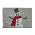 thumbnail image 1 of SKL Home by Saturday Knight Ltd. Whistler Snowman Rug in Dove Gray, 1 of 6
