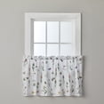 thumbnail image 1 of SKL Home Wildflower Script Tier Curtain Pair, Multi, 57x24, 1 of 4