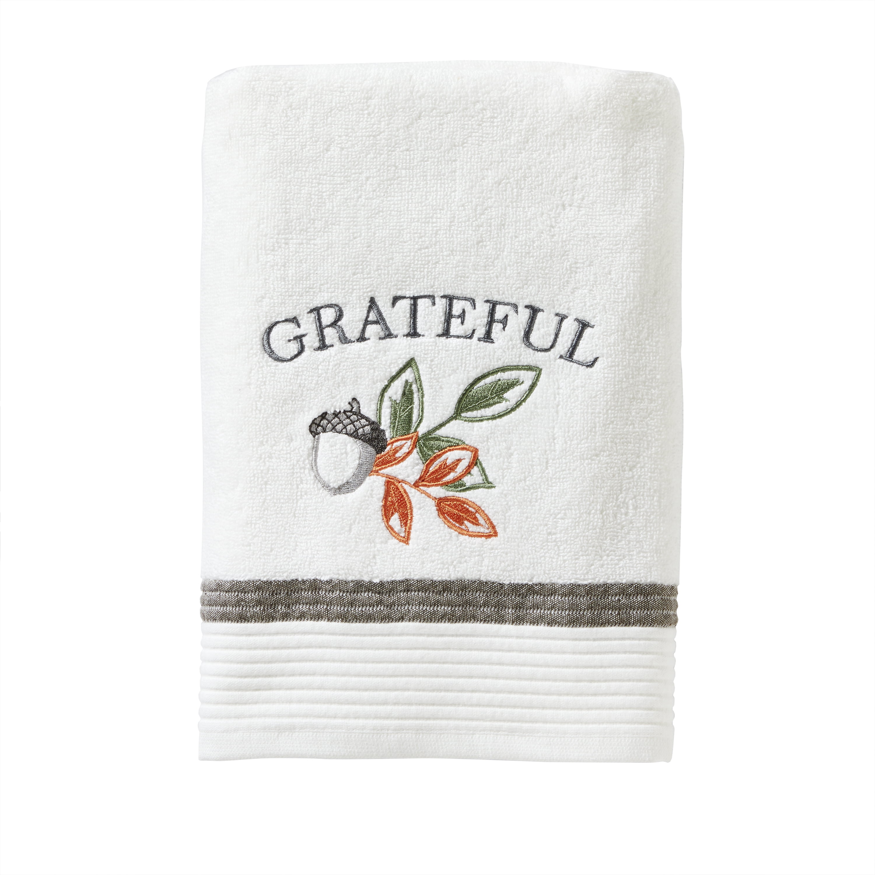 SKL Home by Saturday Knight Ltd. Natures Harvest Bath Towel in White Walmart