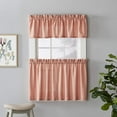 thumbnail image 1 of SKL Home by Saturday Knight Ltd. Nelson Curtain Tier Pair, Rust, 57 inches x 36 inches, 1 of 4