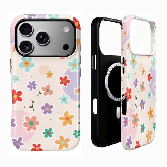 SKLYDDI Cute Aesthetic Floral Case for iPhone 11, Compatible with MagSafe - 229