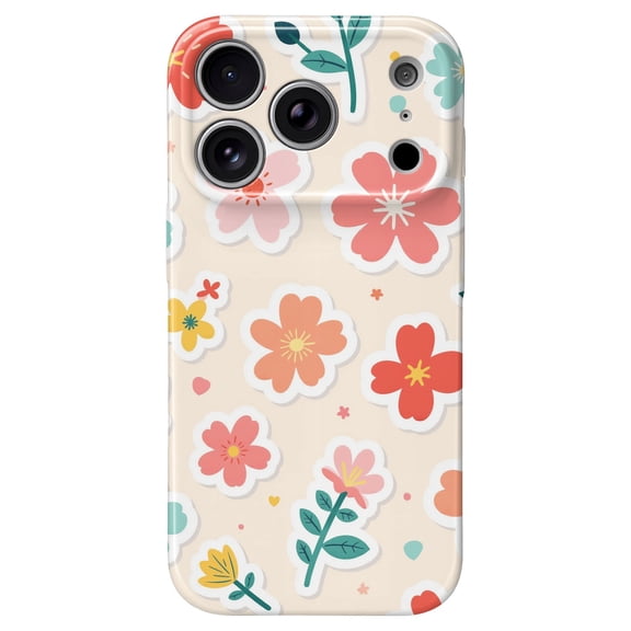 SKLYDDI Cute Aesthetic Floral Case for iPhone XS Max