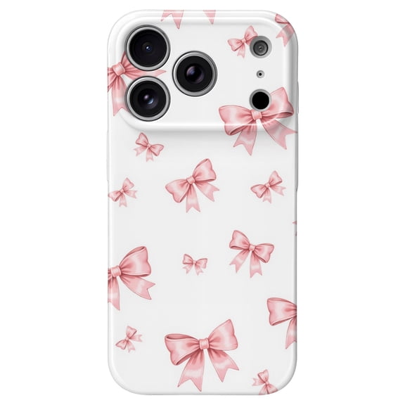 SKLYDDI Cute Pink Bow Case for iPhone 15 Pro Max, Compatible with MagSafe