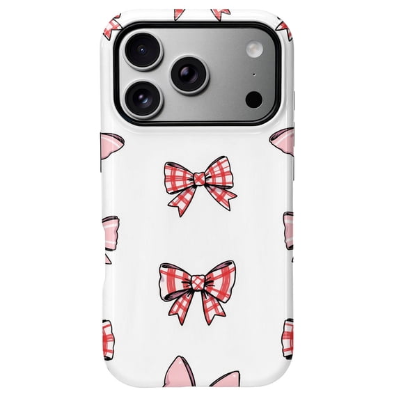 SKLYDDI Cute Pink Bows Case for iPhone 15 Pro Max - 157