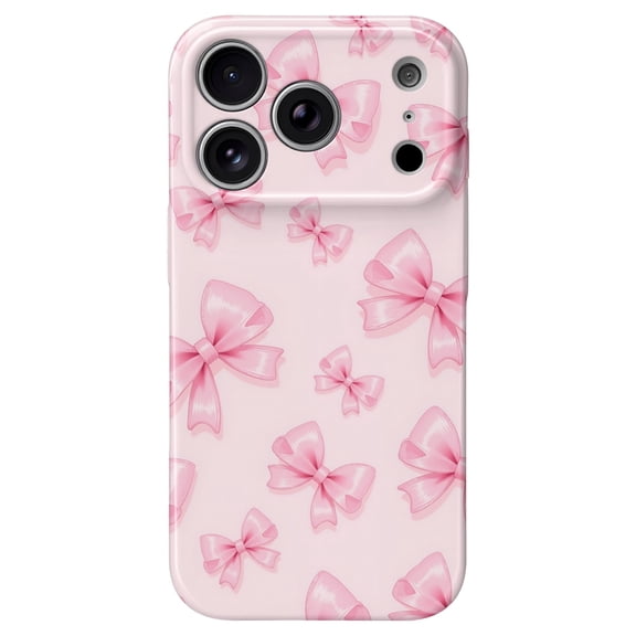 SKLYDDI Cute Pink Bows Case for iPhone 17 Pro Max - 156