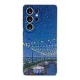 thumbnail image 1 of SKLYDDI Multicolor Dreamy Night Scene for Galaxy A71 Case - Impressionistic Ocean View, String Lights, TPU Flexible Cover, Aesthetic Cute, 1 of 7
