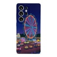 thumbnail image 1 of SKLYDDI Multicolor Festive Carnival for Galaxy A12 Case - Pointillist Ferris Wheel & Game Booths Design, TPU Flexible Cover, Aesthetic Cute, 1 of 7