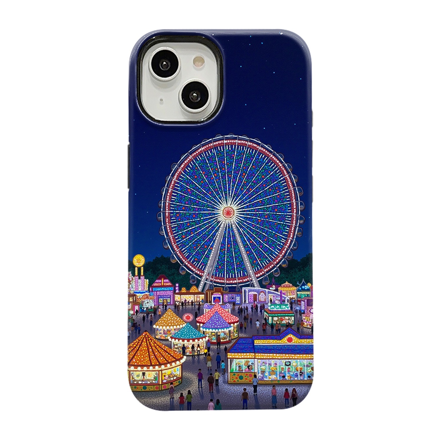 SKLYDDI Multicolor Festive Carnival for iPhone 14 Pro Case - Ferris ...