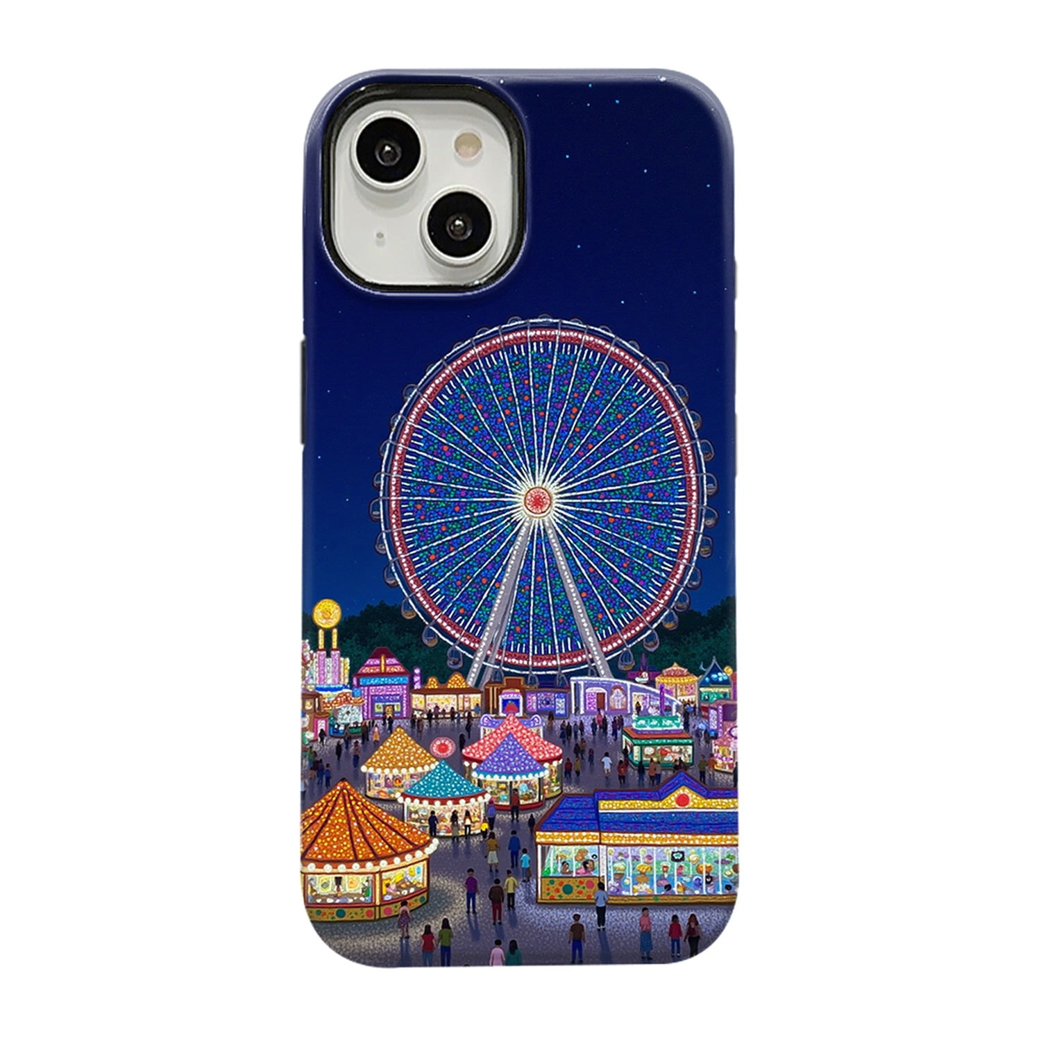 SKLYDDI Multicolor Festive Carnival for iPhone 16 Plus Case - Ferris ...