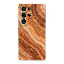 SKLYDDI Multicolor Flowing Agate for Galaxy S25 Ultra Case - Sparkling Accents, TPU Flexible Cover, Aesthetic Design, Cute