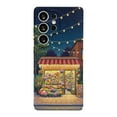 thumbnail image 1 of SKLYDDI Multicolor Illustrative Flower Shop for Galaxy Note 9 Case - Vibrant Night Scene with String Lights, TPU Flexible Cover, Cute Aesthetic, 1 of 7