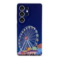 thumbnail image 1 of SKLYDDI Multicolor Lively Amusement Park for Galaxy A02 Case - Impressionistic Ferris Wheel & Booths Design, TPU Flexible Cover, Aesthetic Cute, 1 of 7