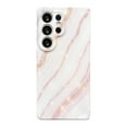 thumbnail image 1 of SKLYDDI Multicolor Marbled for Galaxy S21+ 5G Case - Rose Gold Glitter Accents, TPU Flexible, Aesthetic Cute, 1 of 7
