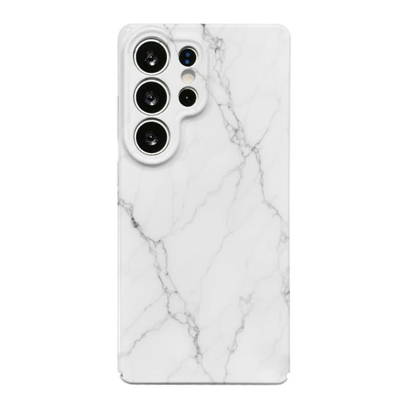 SKLYDDI Multicolor Natural Marble for Galaxy S25 Ultra Case - Subtle Design, TPU Flexible Cover, Aesthetic