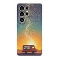 thumbnail image 1 of SKLYDDI Multicolor Peaceful Sunset Field for Galaxy A02s Case - Red Food Truck, Stylized Specks, TPU Flexible, Aesthetic Cute, 1 of 7