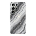 thumbnail image 1 of SKLYDDI Multicolor Swirling Marble Phone for Samsung Galaxy A24 4G Case - Grey & White Glitter, TPU, Flexible, Elegant Aesthetic, 1 of 7