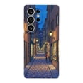 thumbnail image 1 of SKLYDDI Multicolor Tranquil Cityscape for Galaxy S25 Case - Impressionistic TPU Cover, Calm Streetlight Design, Aesthetic, 1 of 7