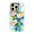 thumbnail image 1 of SKLYDDI Multicolor Vibrant Abstract Roses for iPhone 13 Pro Max Case - Watercolor Style Paint Splatters, Soft TPU Shell, Aesthetic Cute, 1 of 7