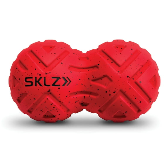 SKLZ 18 x 5 inches Handheld Textured Red Foam Roller for Muscle Recovery