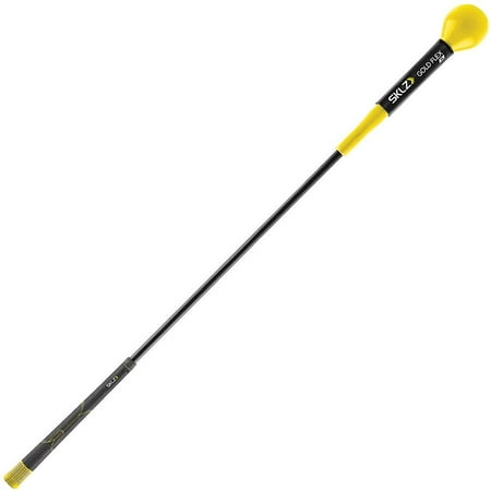 SKLZ Gold Flex Golf Swing Trainer for Strength and Tempo Training, 48 In