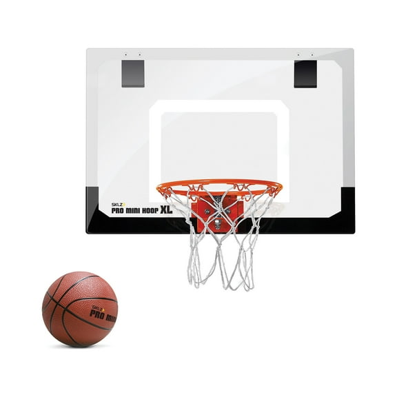 SKLZ Pro Mini Basketball XL Hoop with Ball, Extra Large - 23" x 16".