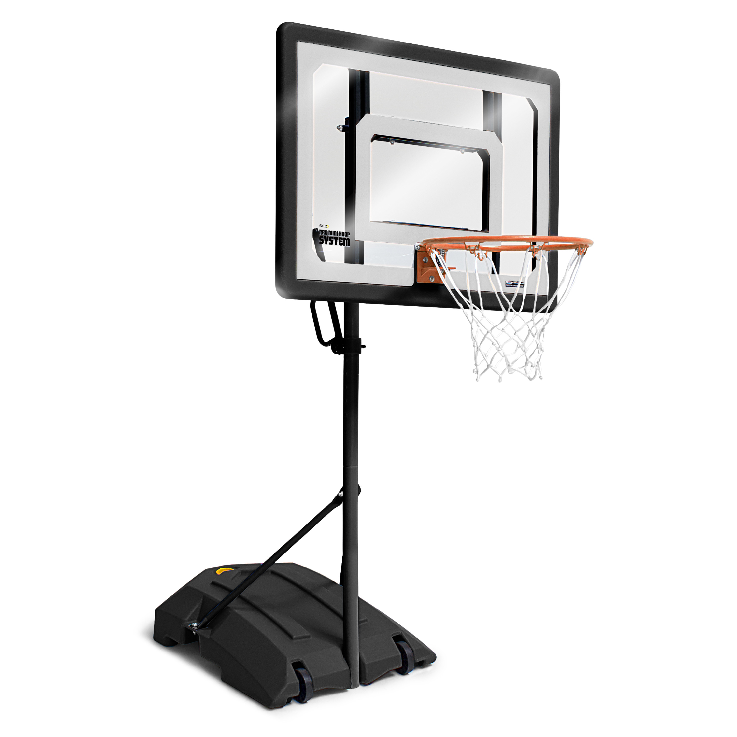 SKLZ Pro Mini Portable Basketball System Hoop with Adjustable Height 3.5 to 7 Ft., Includes 7 In. Mini Ball - image 1 of 12