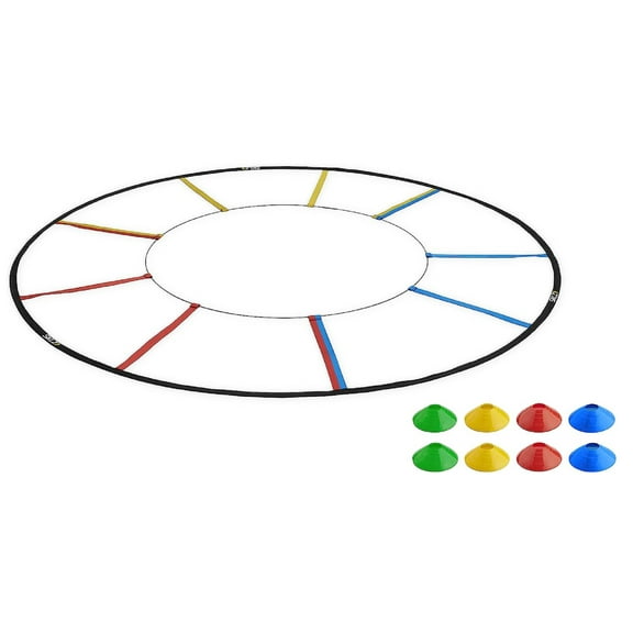 SKLZ Reactive Agility Ladder and 8 Cones for Improved Response Patterns