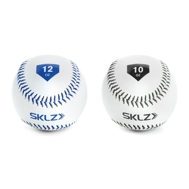 SKLZ Weighted Training Baseballs for Arm Strength Training,10 and 12 oz