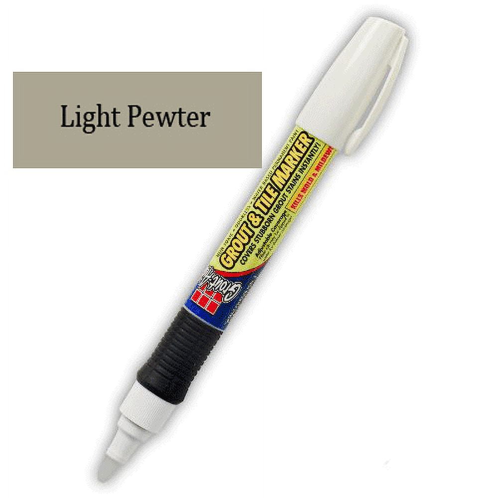 SKM Industries Grout Aide Marker Fast Drying Light Pewter