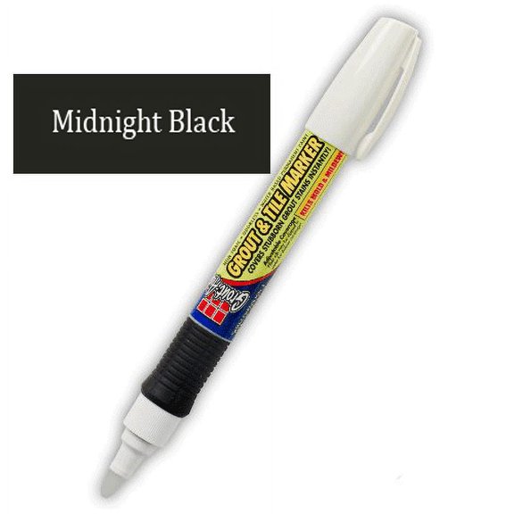 SKM Industries Grout Aide Marker - Fast Drying Midnight Black