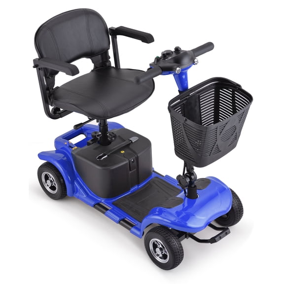 QEASET 4 Wheel Mobility Scooter,Mobility Scooter for Adults, Senior, Electric Powered Chargeable Device for Travel