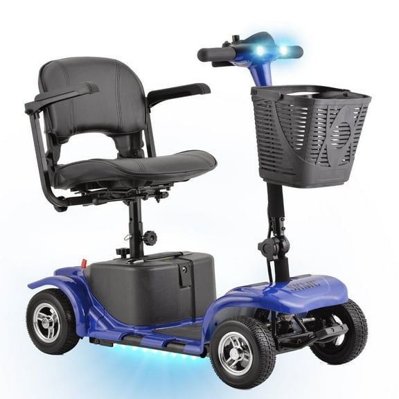 SKMC 4 Wheel Mobility Scooter,Mobility Scooter for Adults, Senior, Electric Powered Chargeable Device for Travel
