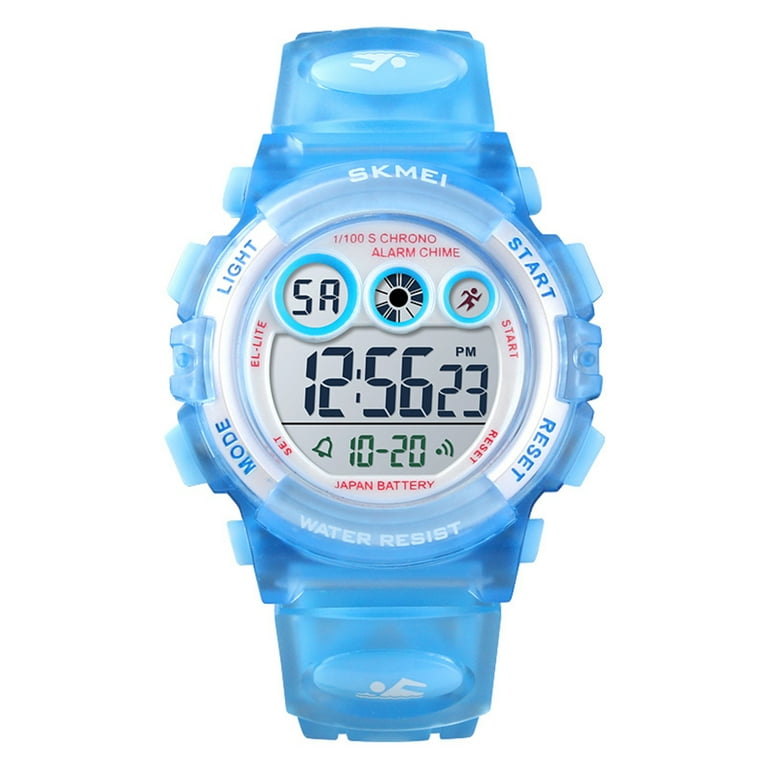 SKMEI 1451 Watch Digital Watch for Boys Girls 50M Waterproof Sport Wristwatch with Colorful EL AlarmStopwatchWeekDate Display